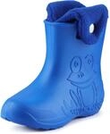 Ladeheid EVA Kinder Jungen M&auml;dchen Gummistiefel Regenschuhe gef&uuml;ttert Regenstiefel