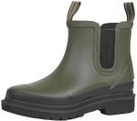 Ilse Jacobsen HORNB&AElig;K | RUB30C | Handmade Chelsea Rubber Boots | Army | 39 EU