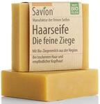 Savion Naturseife Ziegenmilch | F&uuml;r Haare & K&ouml;rper | Bio & Vegan | f&uuml;r normales