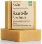 Savion Naturseife f&uuml;r Haare | Schafmilch & Bio-&Ouml;le | Trockene Kopfhaut, f&uuml;r