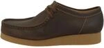 Clarks Herren Wallabee Evo Waxy Leather Beeswax Schuhe 47 EU
