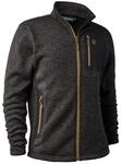 Deerhunter Sarek Knitted Jacket - Dark Grey melange