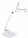 MAUL LED Lupenlampe wei&szlig; MAULiris dimmbar Standfu&szlig; Pr&auml;zisionsarbeiten 