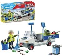 PLAYMOBIL City Action 71433 Stadtreinigung mit E-Fahrzeug, Ladefl&auml;che f&uuml;r...