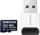 Samsung PRO Ultimate microSD-Karte + USB-Kartenleser, 256 GB, Für Smartphones, Samsung PRO Ultimate microSD-Karte + USB-Kartenleser, 256 GB, Für Smartphones,