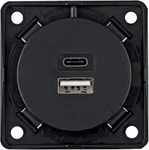 USB Ladesteckdose 230V,2fach,3A,A+C 926202505 4011334520900 Berker