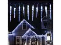 SALCAR LED Eiszapfen Lichterkette, 40 Weihnachtsbeleuchtung 10m (5m