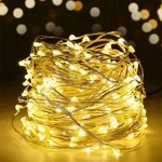 SALCAR 10m LED Lichterkette Draht, USB Kupferdraht Lichterkette, 100 LEDs
