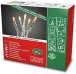 Konstsmide Micro LED Lichterkette, verschwei&szlig;t, 50 bernsteinfarbene Dioden, 24V