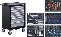 BGS 6060 | Werkstattwagen best&uuml;ckt | 7 Schubladen | 246 Werkzeuge
