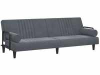 vidaXL Schlafsofa mit Armlehnen, Sofa mit verstellbaren Rückenlehnen, Couch...