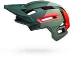 Bell Herren Super Air R MIPS Fahrradhelm MTB, Matte/Gloss Green/Infrared, S | 52-56cm
