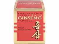 KGV Koreanischer Reiner Roter Ginseng, 100 Wurzelpulver Kapseln, je 300 mg,