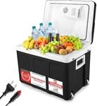 TZS First Austria - K&uuml;hlbox 45L elektrisch 12V 230V Anschluss f&uuml;r Auto & Steckdose