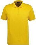 RAGMAN Herren Softknit-Poloshirt mit Zip Gelb-050, XXL