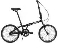 FabricBike Klappfahrrad, Alu-Rahmen, Single Speed, 3 Farben (Fully Matte Black)