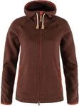 Fj&auml;llr&auml;ven Damen &Ouml;vik Fleece Hoodie Jacke, Autumn Leaf, XL