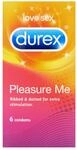 DUREX Pleasure Me Kondome, 6 St&uuml;ck