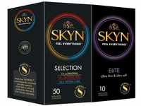 SKYN Selection Sortenbox Set Kondome (50 Stück) & Elite Kondome (10 Stück) 
