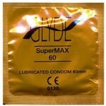 Glyde Ultra Supermax 100 Kingsize Condome mit 60mm Breite, vegane Kondome ohne