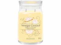 Yankee Candle Signature Duftkerze ; große Kerze mit langer Brenndauer „Vanilla