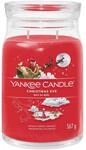 Yankee Candle Signature Duftkerze ; gro&szlig;e Kerze mit langer Brenndauer &bdquo;Christmas