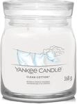 Yankee Candle Signature Duftkerze | Clean Cotton Medium Jar Kerze mit Doppeldochten 