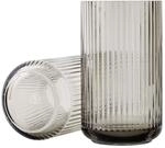 Lyngby Porcel&aelig;n Vase H38 cm Lyngby aus mundgeblasenem Glas zeitlos, grau