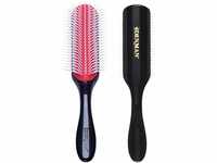 Denman Curly Hair Brush D4 (Black & Red) 9 Row Styling Brush for Styling,...