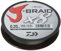Daiwa J-Braid 8 Geflochtene Angelschnur, 150 m