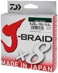 Daiwa J-Braid 8 Braid 300m Multicolor - geflochtene Angelschnur