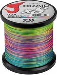 Daiwa J-Braid X8 500M - 8 Strang Geflochtene Schnur - Schwarz - 500M