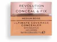 Revolution Conceal and Fix Ultimate Coverage Concealer Medium Beige