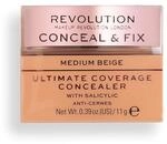 Revolution Conceal and Fix Ultimate Coverage Concealer Medium Beige