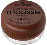 essence soft touch mousse make-up, Make Up, Foundation, Nr. 70 matt espresso, braun,