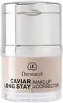 Dermacol 2-in-1 Long-Stay-Foundation & Concealer mit Kaviar - Langanhaltende,