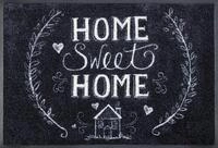 wash+dry Fu&szlig;matte Chalky Home, 50x75 cm, innen und au&szlig;en, waschbar, Bunt