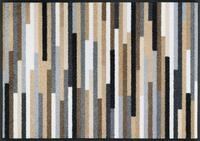wash+dry Fu&szlig;matte, Mikado Stripes nature 60x85 cm, innen und au&szlig;en, waschbar