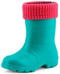 Ladeheid Kinder M&auml;dchen Jungen federleichte Eva Thermo Gummistiefel gef&uuml;ttert