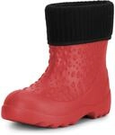 Ladeheid Kinder M&auml;dchen Jungen leichte Eva Gummistiefel Regenstiefel LADW007 (Rot