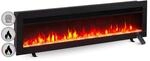 BALDERIA Agnes 50 - Elektrokamin, 3in1 Kamin, 3D Flammeneffekt, 50 Zoll, schwarz