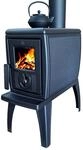 EEK A+ Gusskaminofen Plamen Trenk mit Herdplatte - 8,9kW