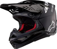 Alpinestars Supertech S-M10 Flood 2024 Motocross Helm, schwarz/grau, 2XL (63/64)