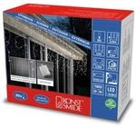 Konstsmide LED Eisregen Lichtervorhang, mit Lichtsensor und 6h und 9h Timer,