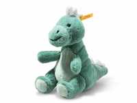 Steiff 067242 Soft Cuddly Friends Joshi Baby T-Rex, Aqua Green, 16cm