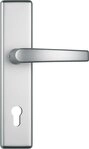 ABUS T&uuml;r-Schutzbeschlag HLT612 - Beidseitiger Dr&uuml;cker, Aluminium | F&uuml;r