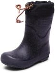 Bisgaard Unisex Kinder Thermo Gummistiefel, Schwarz Glitter-Schwarz, 21 EU