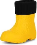 Ladeheid Kinder M&auml;dchen Jungen leichte Eva Gummistiefel Regenstiefel LADW007 (Gelb