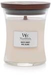 WoodWick Duftkerze | Mittlere Hourglass-Kerze | White Honey | Perfekte Geschenke f&uuml;r