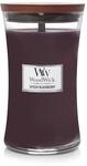 WoodWick Gro&szlig;e Hourglass Duftkerze | Spiced Blackberry | mit knisterndem Docht 